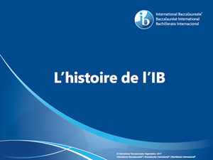 L’IB : une perspective historique