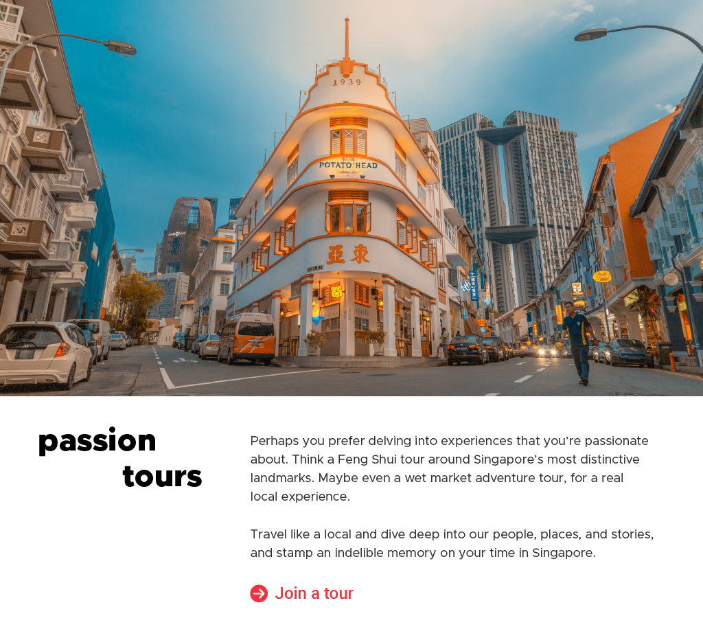 Where to go in Singapore - passion tours