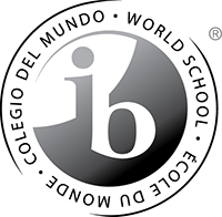 ib world school logo black and white