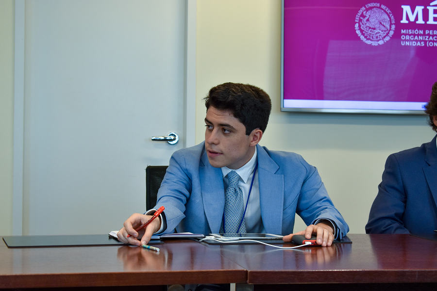 Santiago Flores Medina during a panel discussion.png