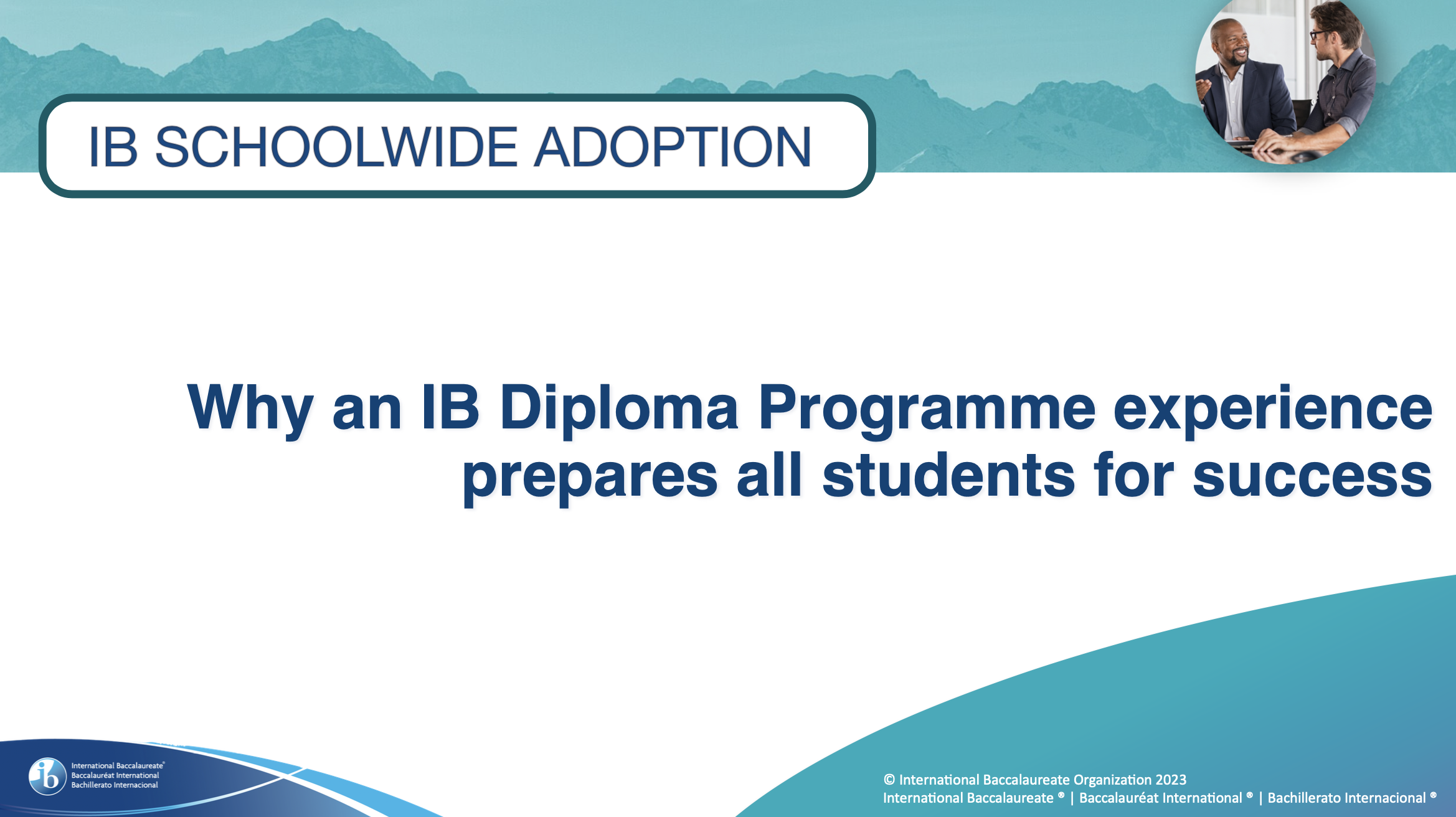 Adoption of DP courses school-wide video